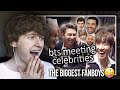 THE BIGGEST FANBOYS! (BTS Meeting Celebrities | Reaction/Review)