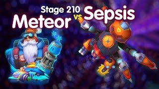 Stage 210 BOSS: SEPSIS ( Heroic ) ：Meteor   Pleiad   Blizzard ( V.11)
