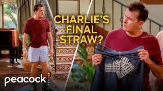 Two and a Half Men | Charlie Might Quit Drinking After Forgetting He Mailed His Pants