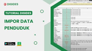 Tutorial DIGIDES - Impor data Penduduk