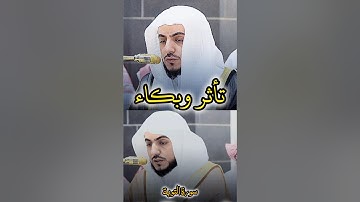 تأثر وبكاء تلاوة خاشعة باكية لفضيلة الشيخ د. الوليد بن خالد الشمسان امام الحرم المكي (سورة التوبة)