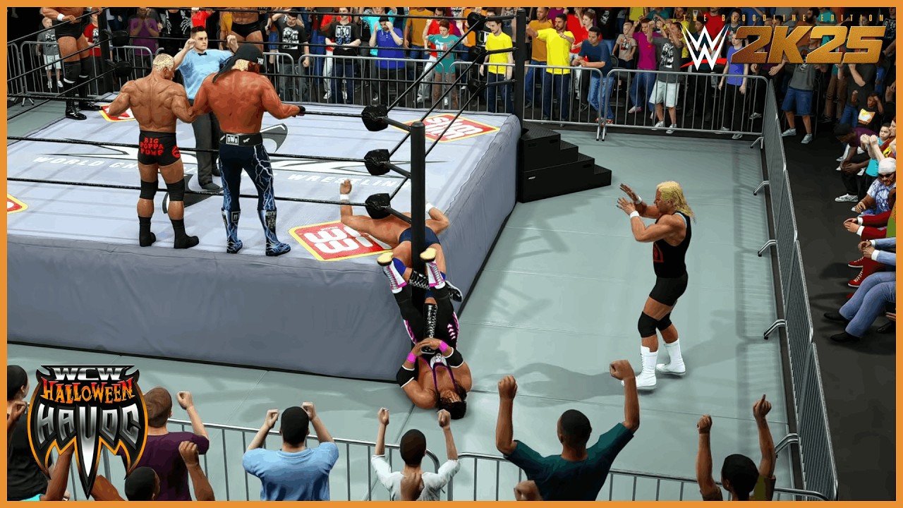 WWE 2K25 / Хэллоуинский хаос / Команда Стинга против N.w.O