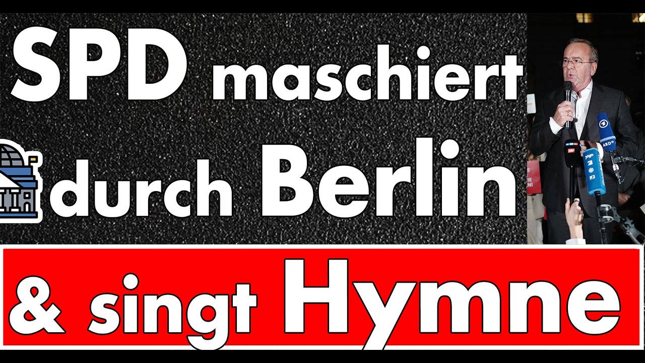 5-Prozent-SPD erklärt Sachsen-Anhalt zum Tabubruch & die SPD singt die Nationalhymne!