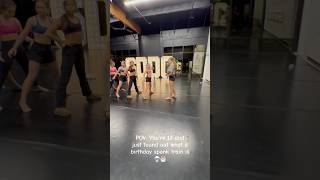 Turning 12… and my reward? The birthday spank train at dance class 💀👏 #dance #dancer #birthday