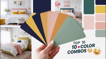 10 Easy Bedroom Color Combinations to Help You Relax and Sleep Better