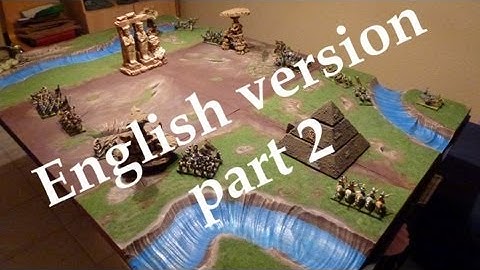 Let´s Craft #26 - modular gaming table with rivers part 2 for Warhammer and other tabletops