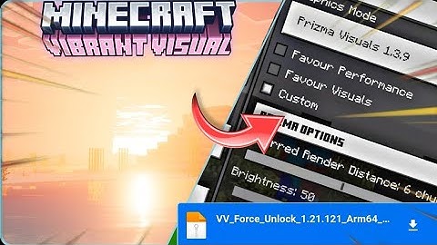 How to FORCE ENABLE Vibrant Visuals in Minecraft 1.21.121 🔥 (Ultra Graphics) 