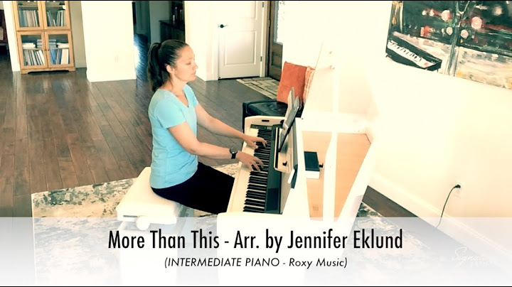 More Than This Piano version - Piano performance video thumbnail