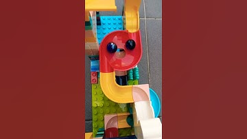 marble run with building blocks new video,