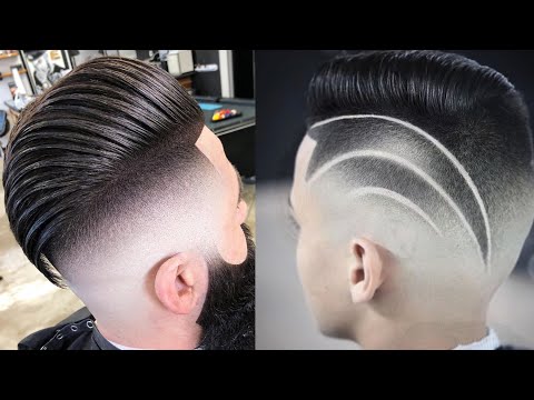 เทคนิคการตัดผมชาย(ทรงวินเทจ)รองทรงสูง แกะลาย และอีกมากมาย💈💈💈