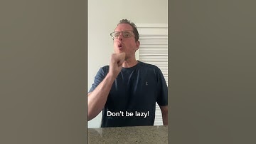 Learn how to sign “lazy” in ASL