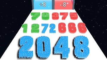 Number Master Gameplay - (Crowd Number 3D Part 2) Level Up Numbers Run (Math Games, Max Level)