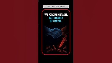 Why We Forgive Mistakes But Never Betrayal (The Psychology That Explains Everything)