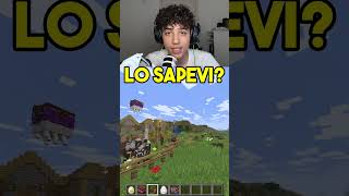 LO SAPEVI😭😱??????? #minecraft #minecraftita #shorts