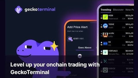 Level up your onchain trading with GeckoTerminal | Sweat Wallet Quiz Answers #Sweatcoin @CryptoQuiz4u 