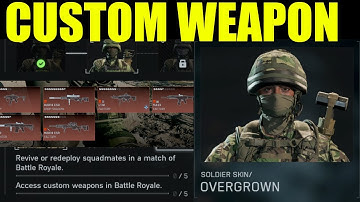 Bf6 red sec - how to access custom weapons in battle Royale (bring create a class into br)