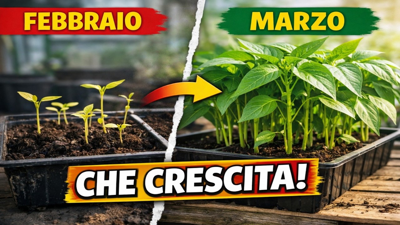 Smettetela di seminare i peperoni a febbraio! Le mie piantine crescono molto più in fretta delle al