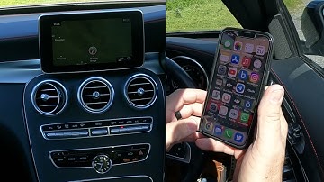 How to set the sat nav, pair, delete, and play music in a 2016 MERCEDES AMG C 43