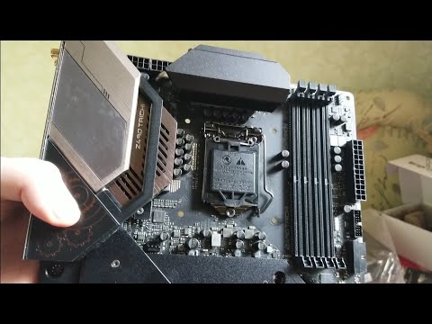 Распаковка и обзор ASRock Z490 Taichi | Запуск i9 10850k