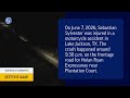 Sebastian Sylvester Injured in Motorcycle Accident on State Highway 288 Frontage Road