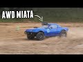 The FIRST RALLYCROSS Event in the AWD MIATA!