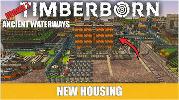 New Better Bigger Housing For My Beavers  | Timberborn Update 7 Ep. 9
