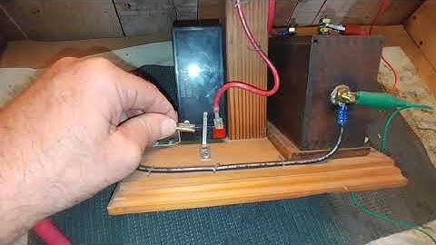 shop made spark plug tester.