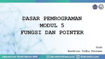 MODUL 5 | PRAKTIKUM DASAR PEMROGRAMAN