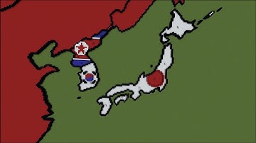 How To Build A Small Scale World Map pt.50 Korea and Japan