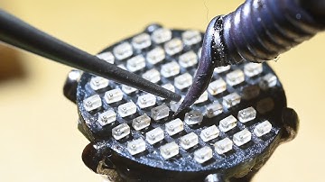 0201 rework / hand soldering 0201 LED