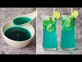 Blue Curacao Lemonade  With Homemade Syrup | Blue Lagoon Mocktail | Refreshing Summer Drinks