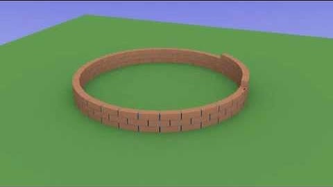 Brickwall test using Blender python script