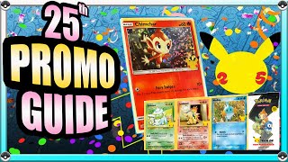 Pokémon 25th Anniversary Cards Guide