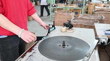 GINYI Webbing/Ribbon/Elastic Band Rolling Machine Operation