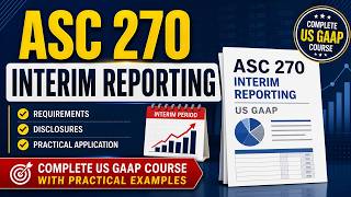 ASC 270 Interim Reporting | Complete US GAAP Course with Practical Examples