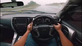 Hujan Deras Di Tol ⁉️ Pake Pajero 4x4 Dakar Aja