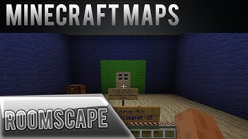 Minecraft Maps : ROOMSCAPE #3 Puzzle Map