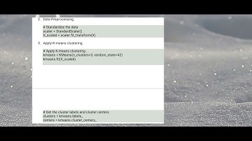 K-means clustering video presentation project in HCI-3
