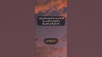 سورة يونس الآية ٧٤ و ٧٥ بصوت الشيخ محمد صديق المنشاوي