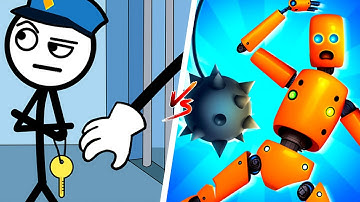 Thief Puzzle vs Ragdoll Break 🕵️‍♂️🧟💥 Max Levels Gameplay Walkthrough (Android/iOS)  DR89