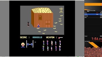 C64 Speedrun Friday 13th [1985] 1 loop World record   5:01:43