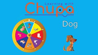 Wheel of Animals - animals and their sounds in English for kids