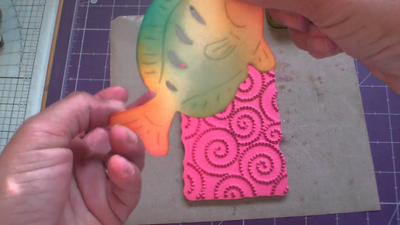 Distress Ink and Cricut cutsWatercolor stamping YouTube