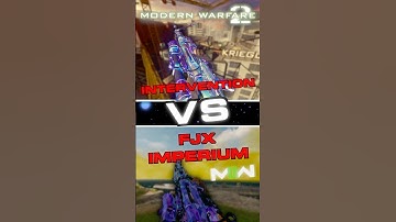 WHICH SNIPER IS BETTER? MW2 (2022) FJX IMPERIUM or MW2 (2009) INTERVENTION 🤔