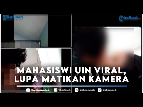 Viral! Mahasiswi UIN Lupa Matikan Kamera, Lagi 'Mantap mantap' saat Kuliah Daring