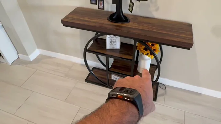 Review - Tribesigns 41.3" Console Table, Industrial 4-Tier Sofa Table Entryway