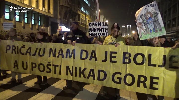 Serbian Anti-Government Protests Enter Second Year