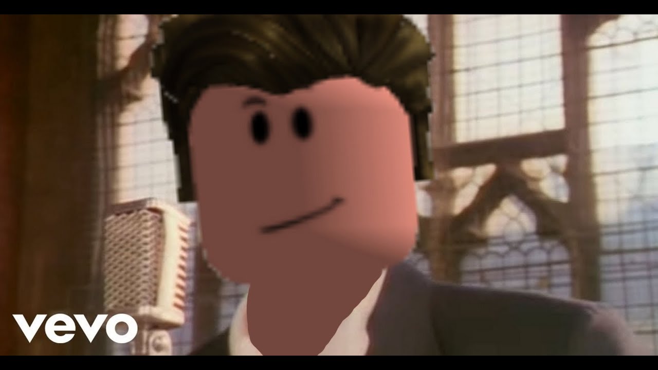Never Gonna Give You Up (Official Roblox Music Video) #shorts