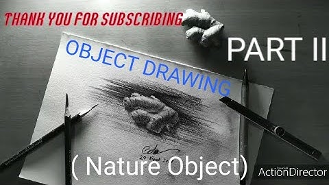 Object Drawing  PART 2 (nature object)  MAH AAC CET (Bfa enterence)