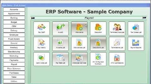 TrueERP Software Payroll video